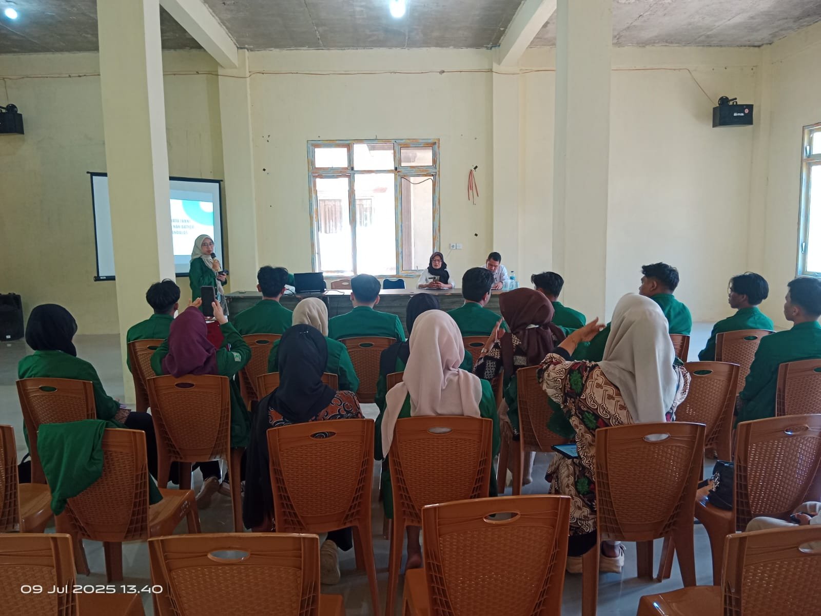 menyambut sekali gus loka karya KKN dari Universitas UNAND