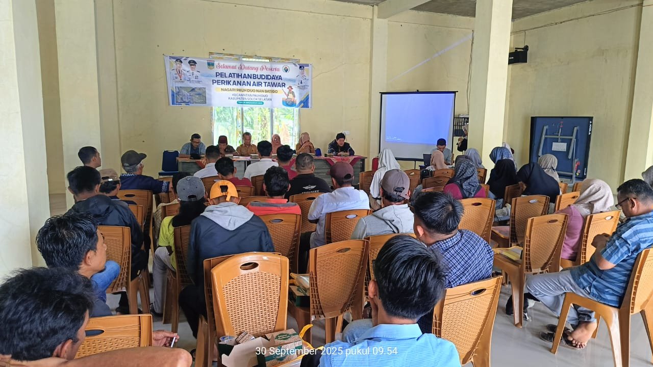 pelatihan budi daya ikan air tawa